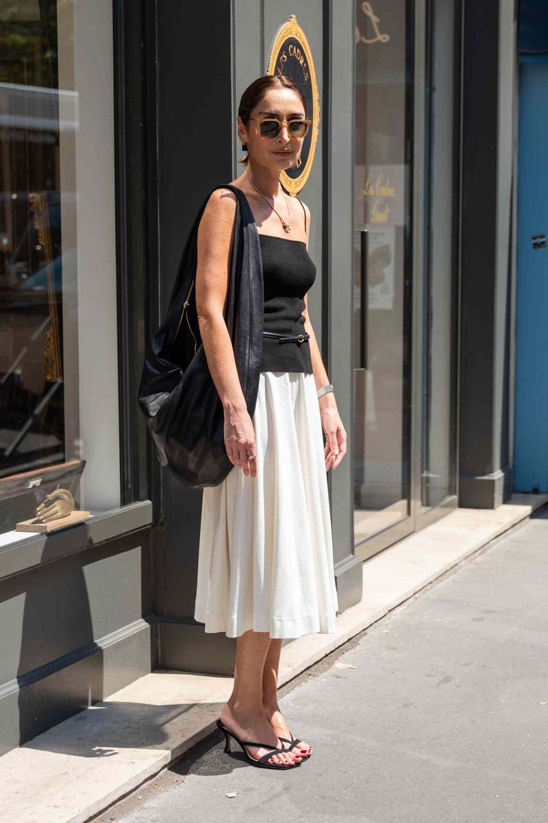 Midi Skirt + Basic Tank