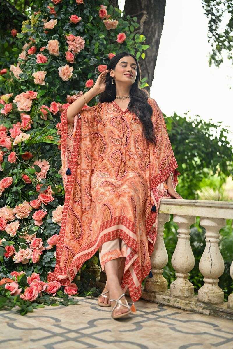 Paisley Print Kaftan