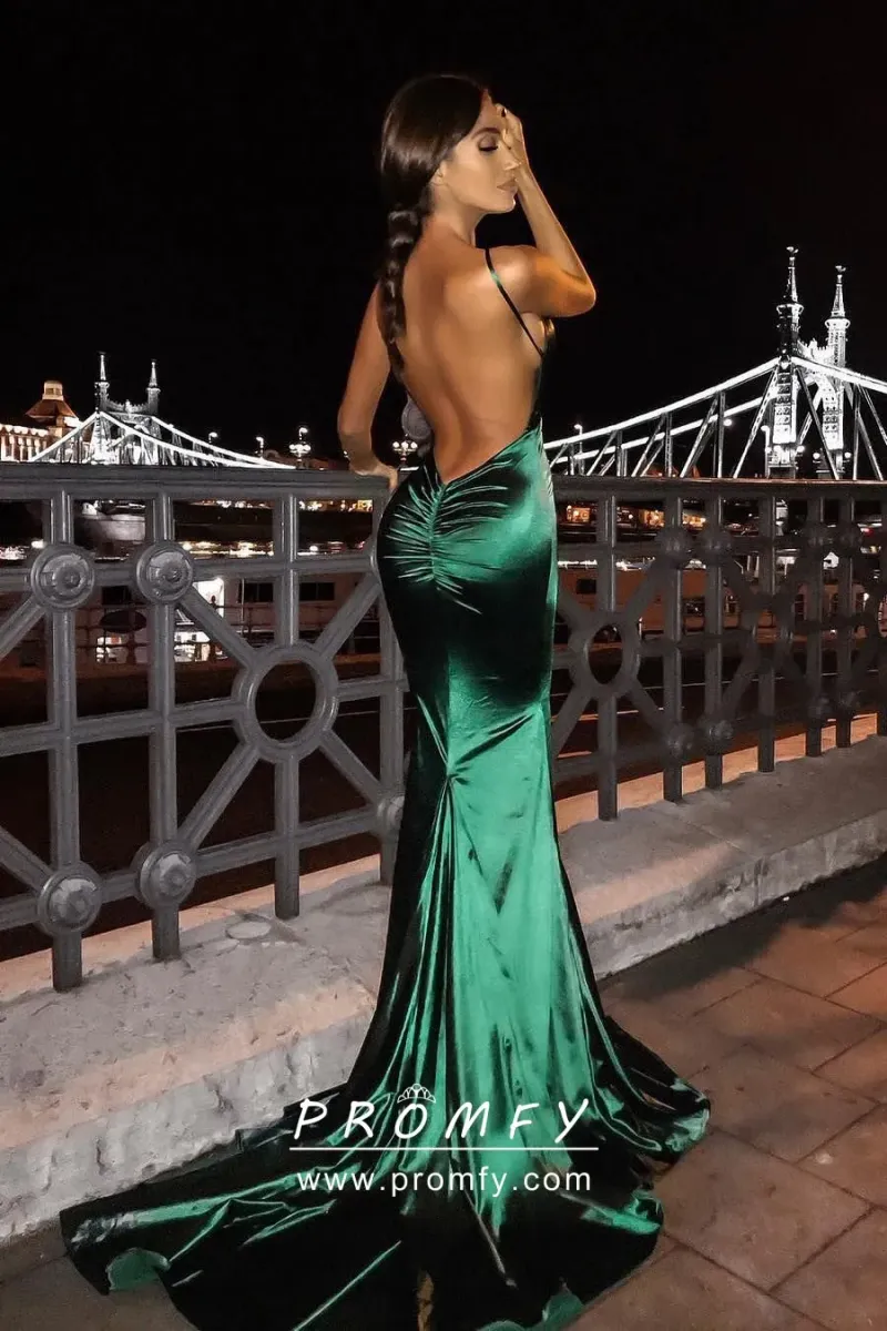 Backless Wonder in Emerald