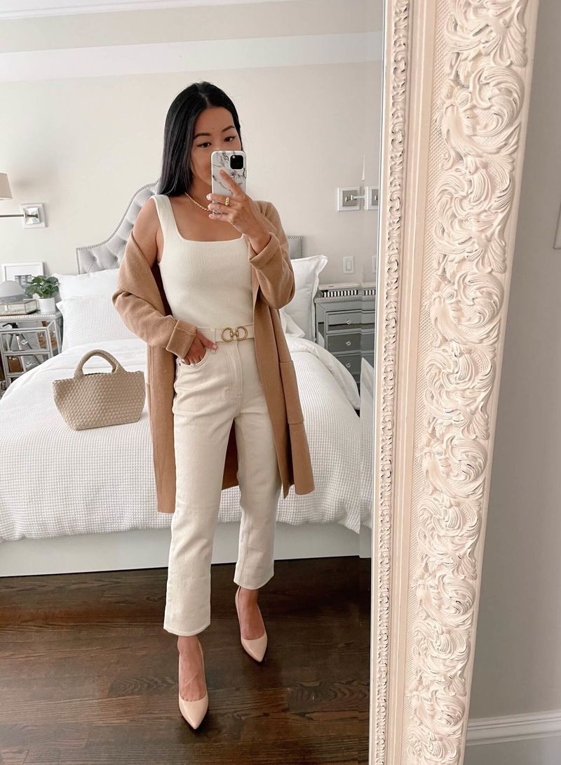 Monochromatic Column Dressing: The Seamless Stretch