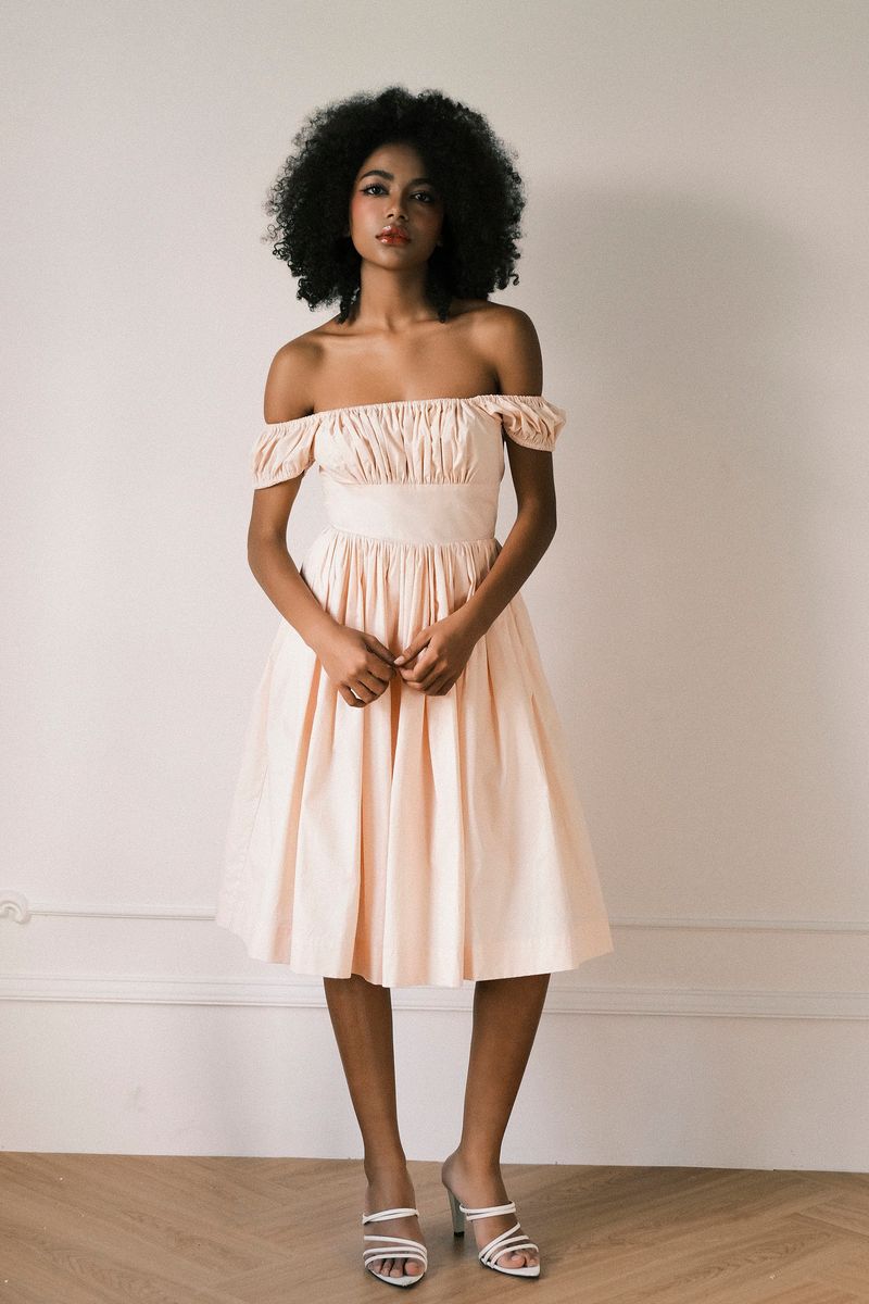 Off-Shoulder Peasant Dresses