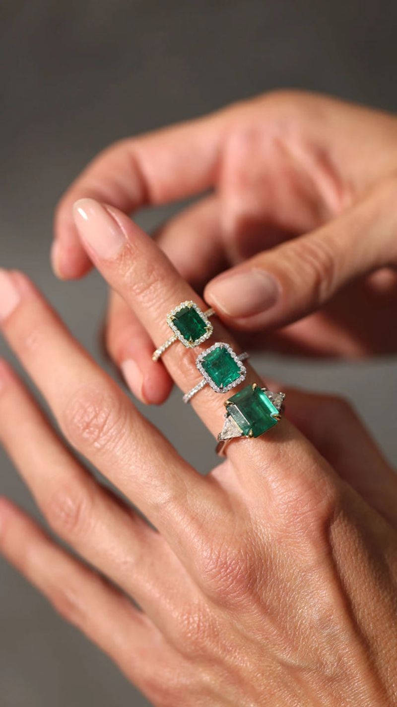 Colored Gemstone Rings