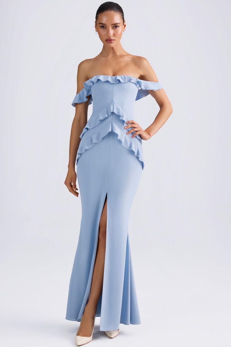 Chiffon Off-Shoulder Dress