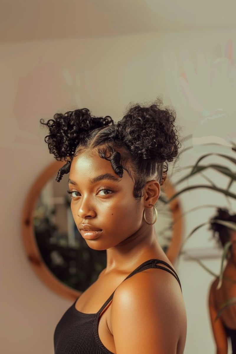 Festival-Ready Space Buns at Formal Affairs