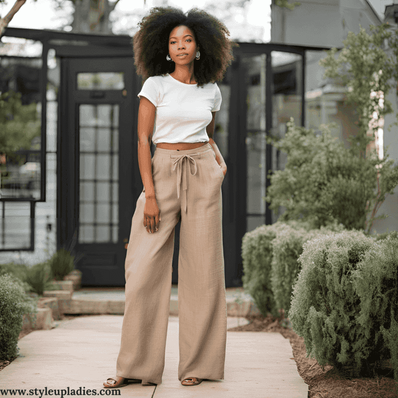 Structured Crop Top Contrast