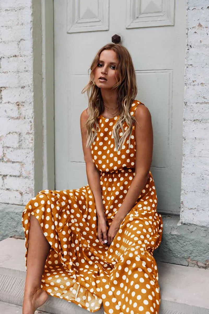 Playful Polka Dot A-Line