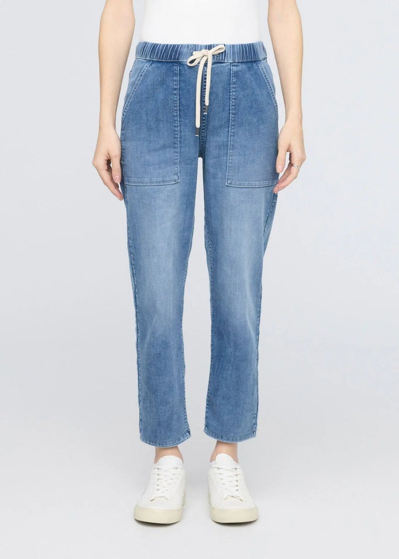 Dynamic Denim Pants