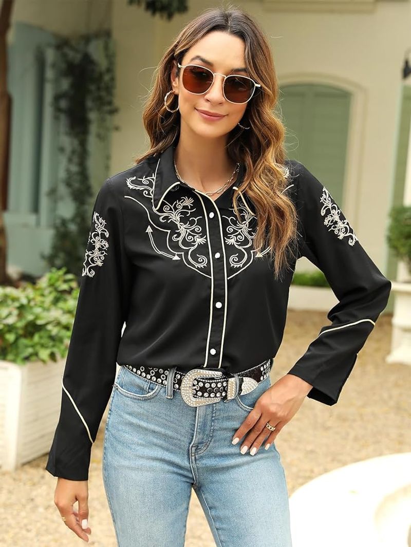 Clean-Lined Western Shirts With Subtle Details