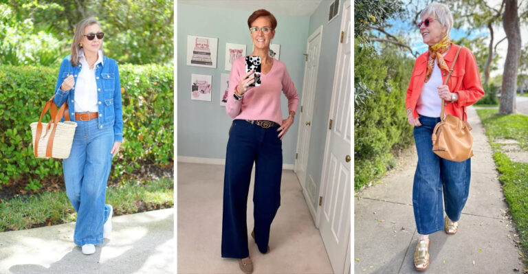 Wide-Leg Jeans For Older Women: 18 Outfit Ideas That Feel Fresh And Flattering