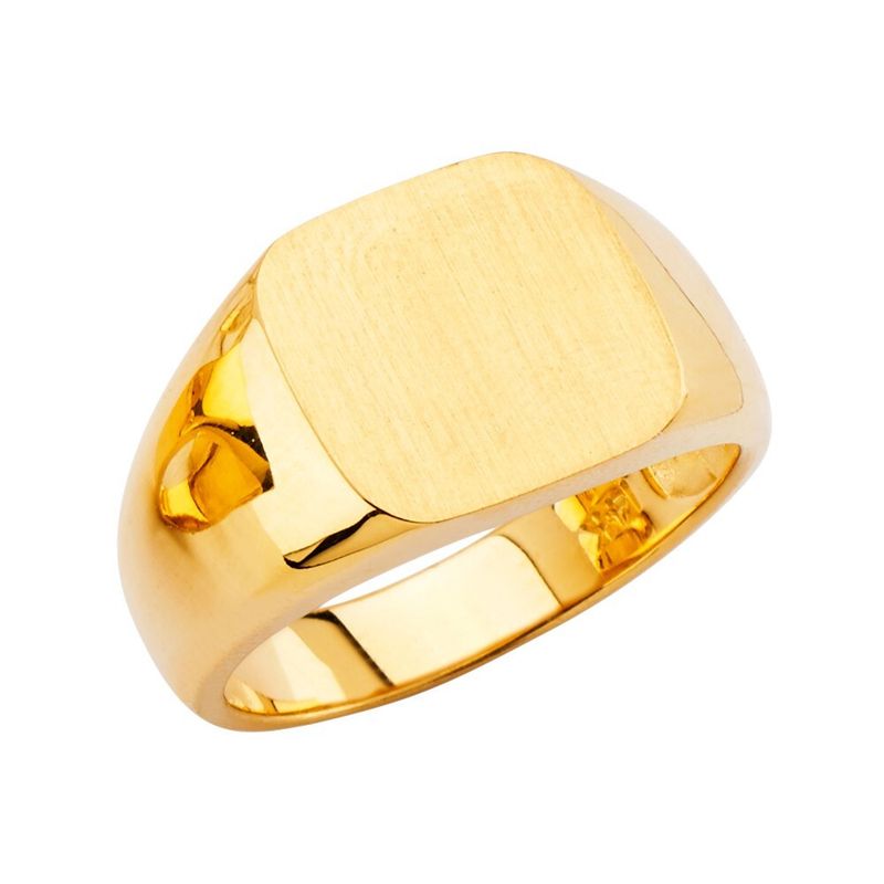 Gold-Toned Signet Ring