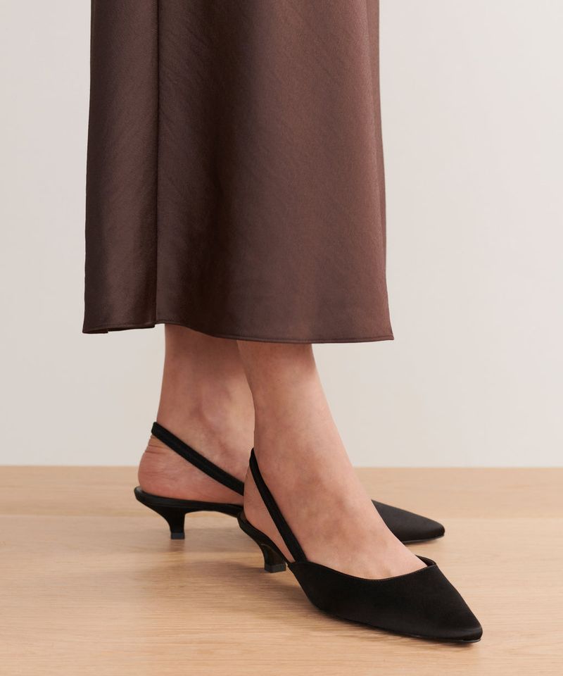 Satin Evening Slippers