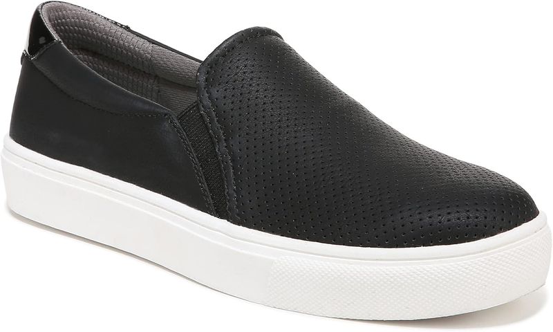 Perforated Leather Slip-ons