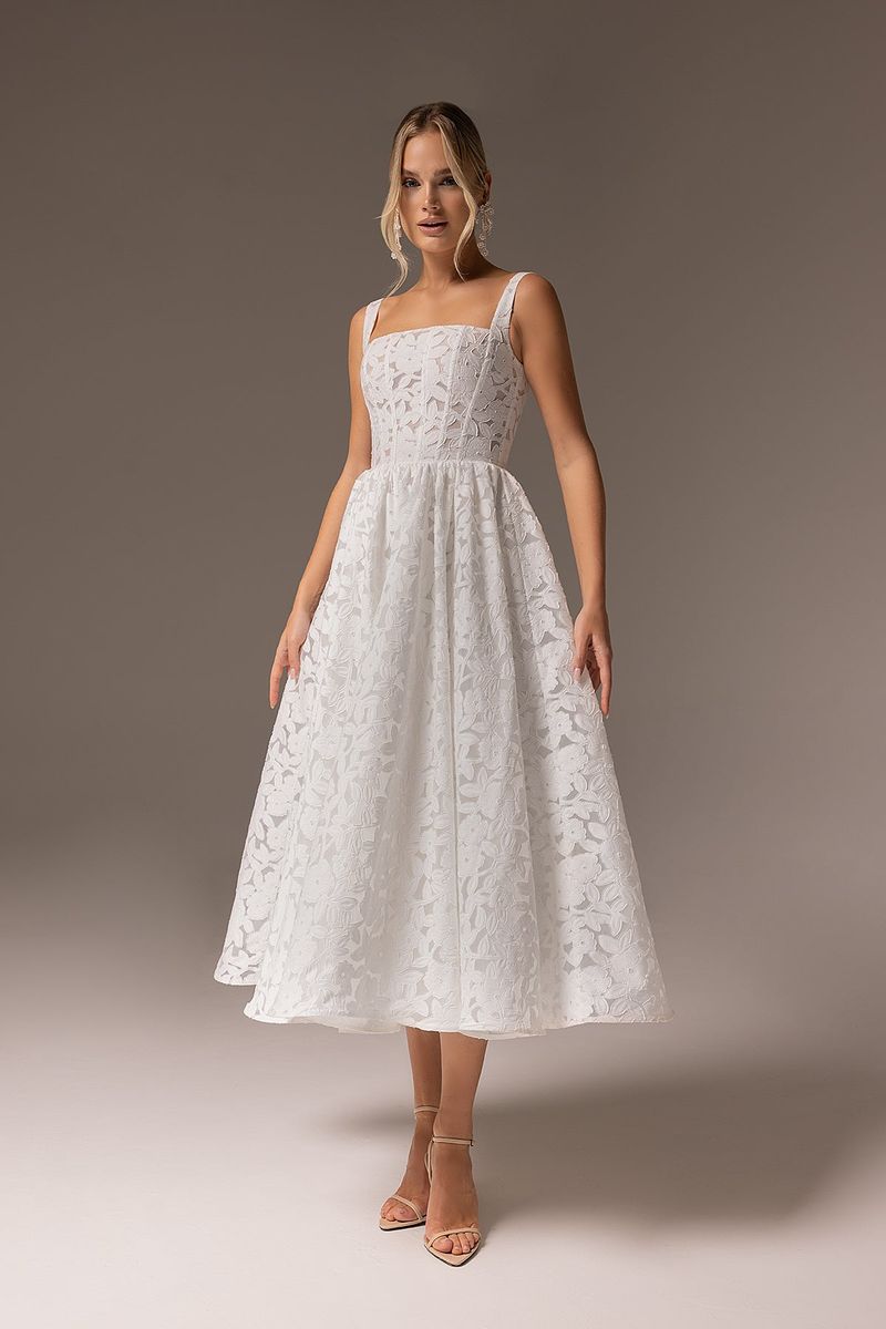 Lace Overlay Midi