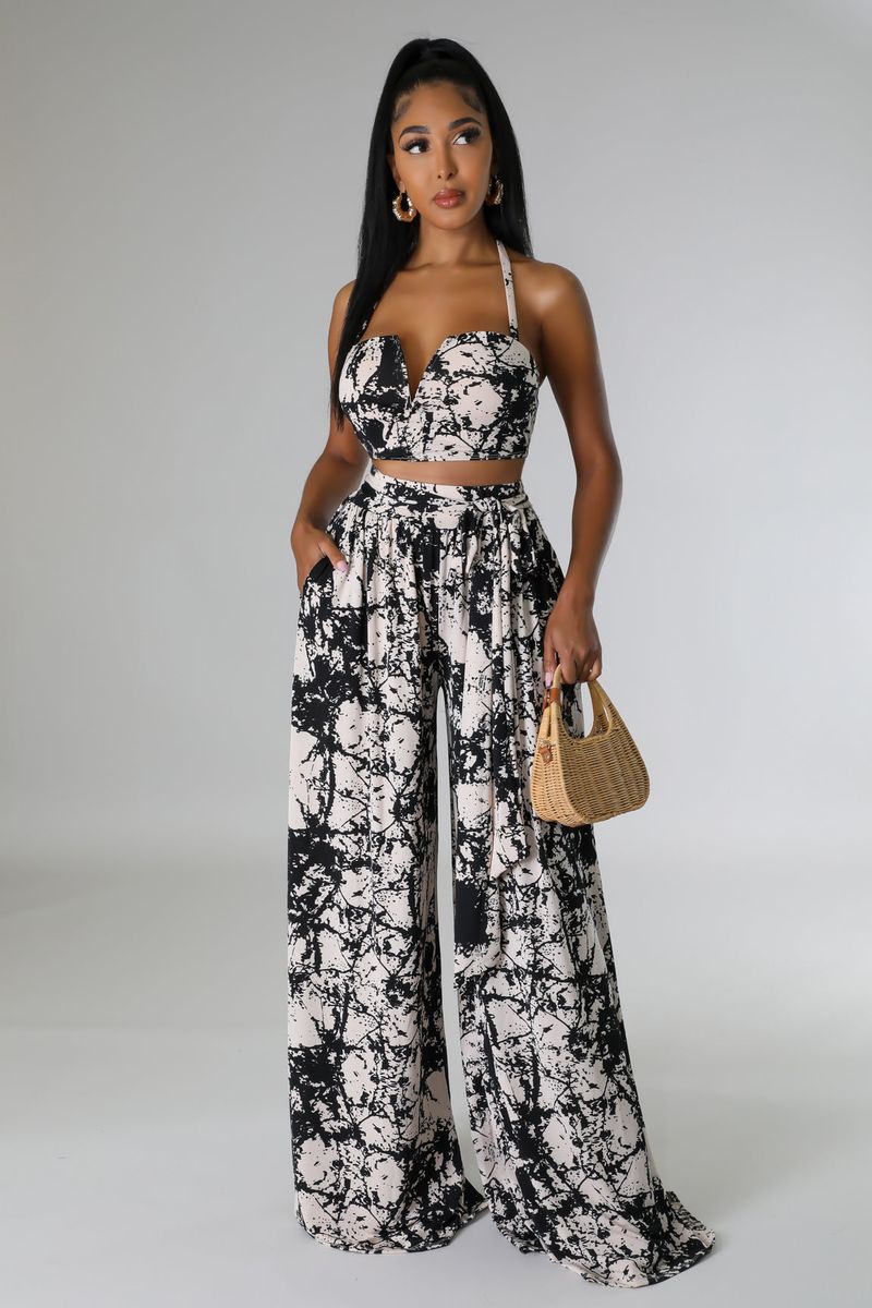 Palazzo Pants & Crop Top