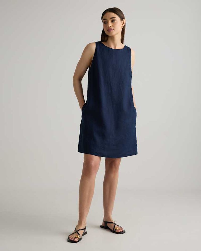 Sleeveless Shift with Pockets