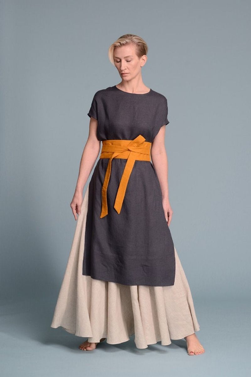 Belt it with a Wide Sash