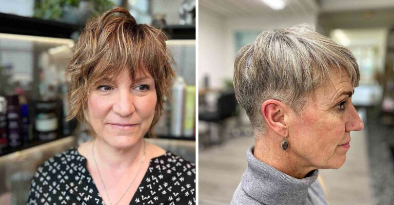 16 Haircuts For Women Over 60 With Dry And Brittle Hair That Will Give You That Shine