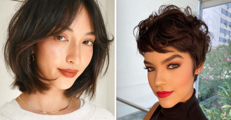 18 Short Haircuts For Heart-Shaped Faces That Create Volume And Hide Imperfections
