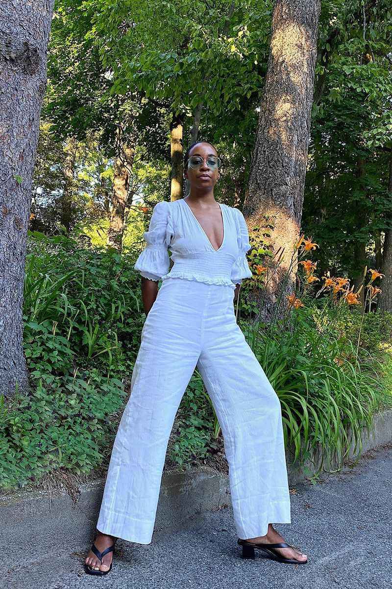 Breezy Linen Pants and Cotton Blouse Combo