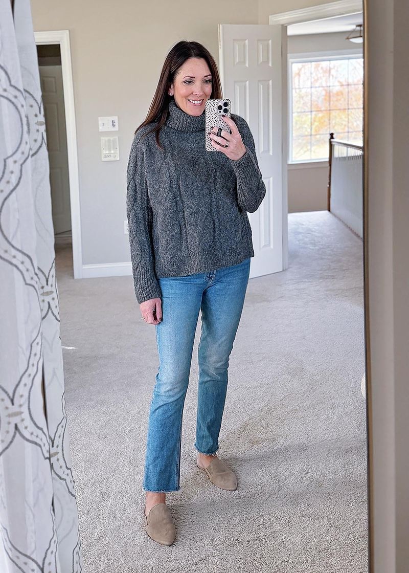 Casual Chic with a Knit Sweater