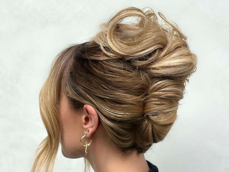 Elegant Updo Layers