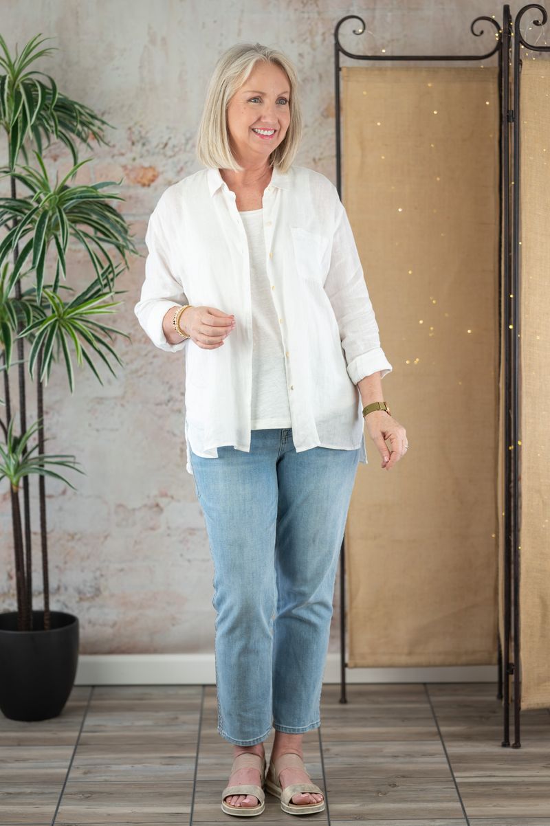 Breezy Style with a Linen Top