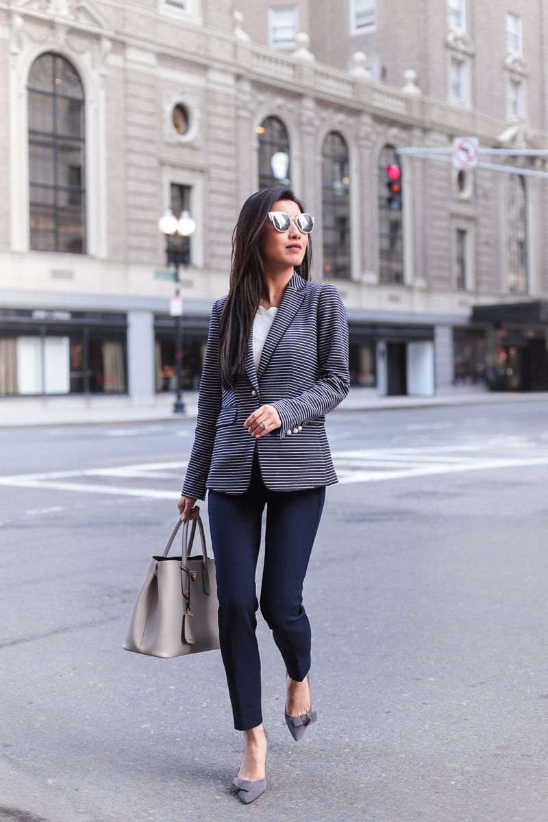 Tailored Blazer with Defined Waist