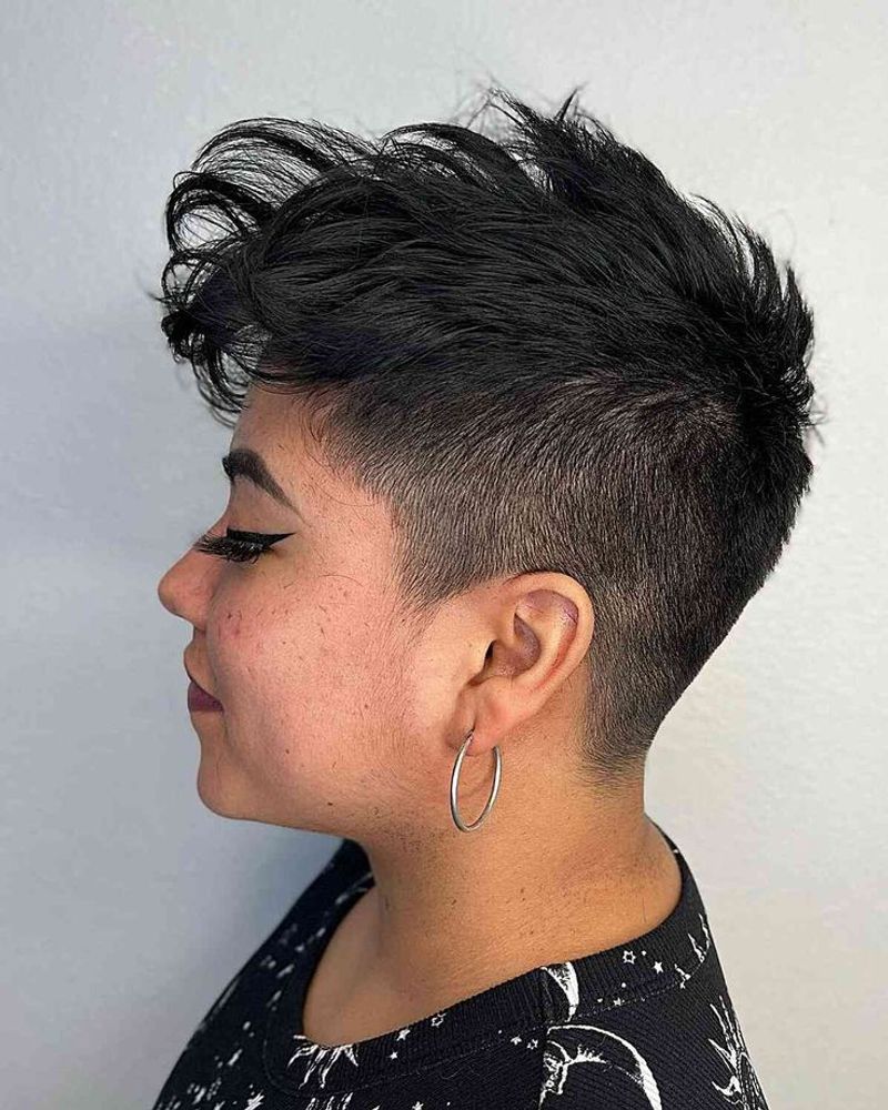 Faux Hawk with Tapered Sides