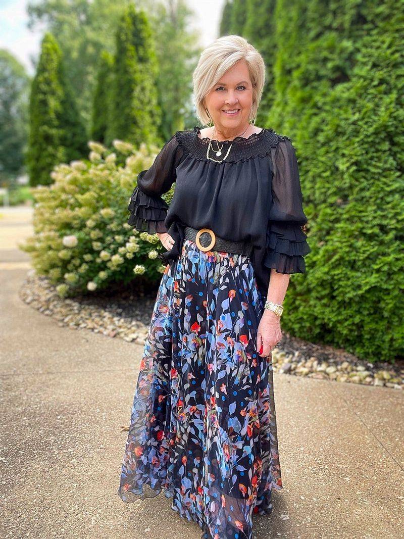 Bohemian Skirt and Blouse