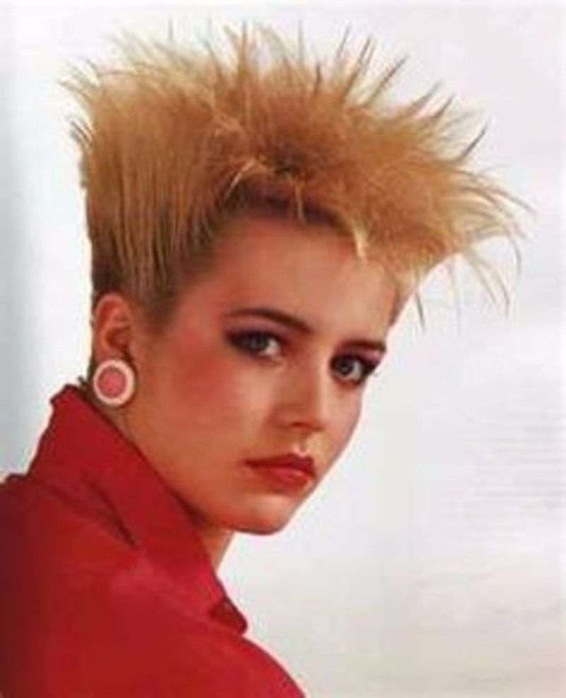 I capelli a spillo