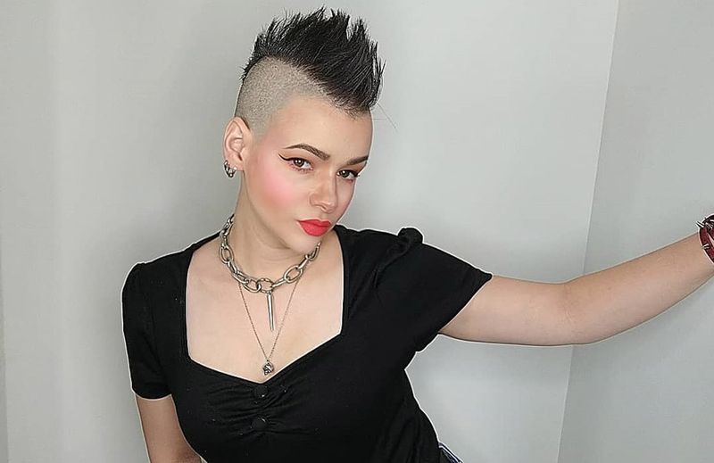 The Feminine Faux Hawk
