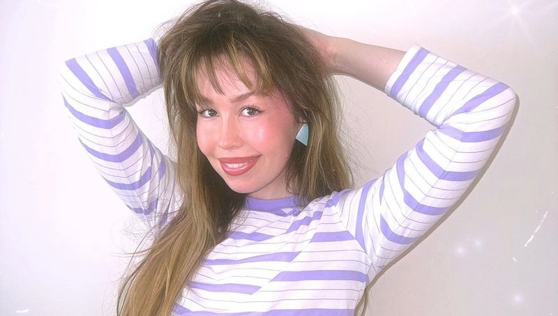 Teased Bangs
