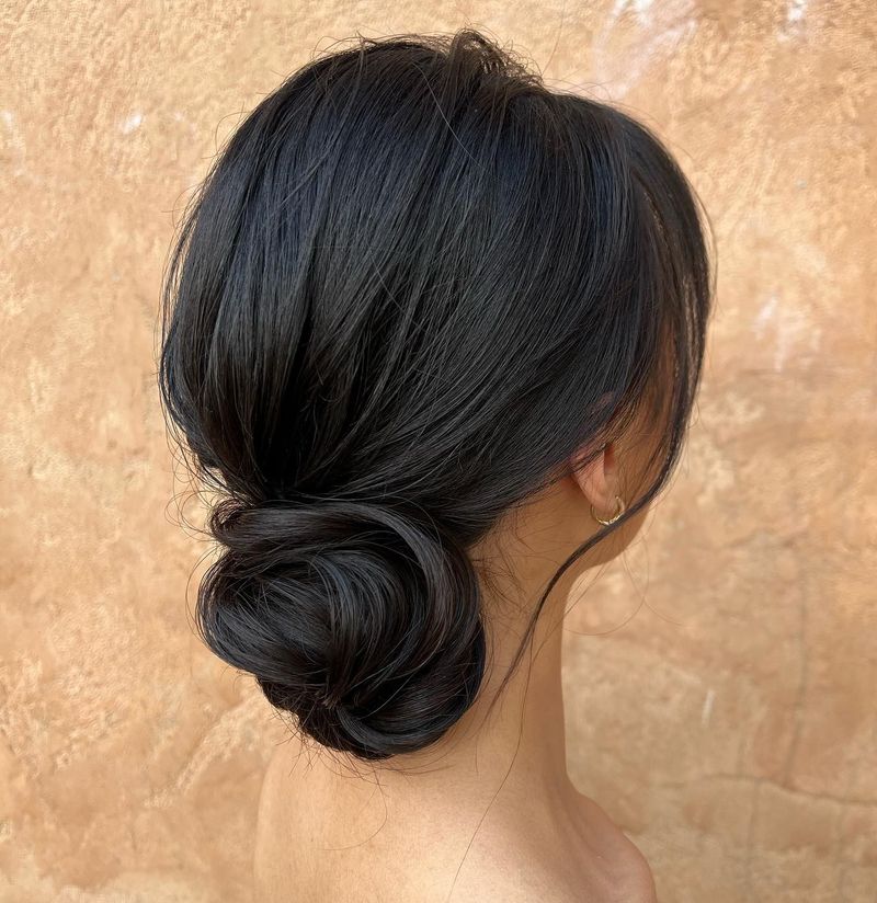 The Graceful Low Bun