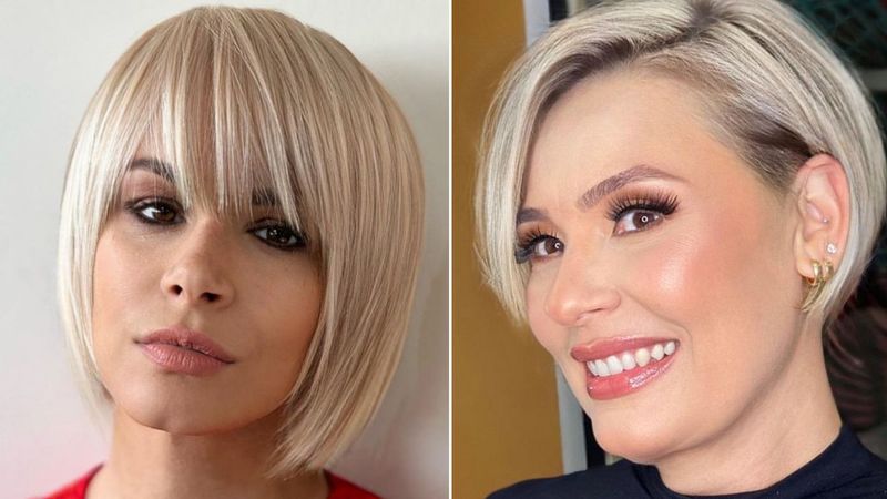 The Blunt Bob with Color Blocking