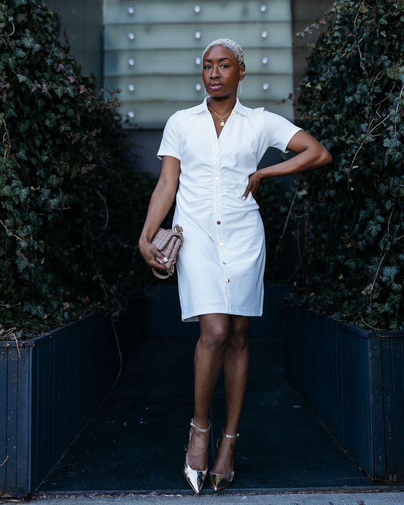 Bold Shirt Dress